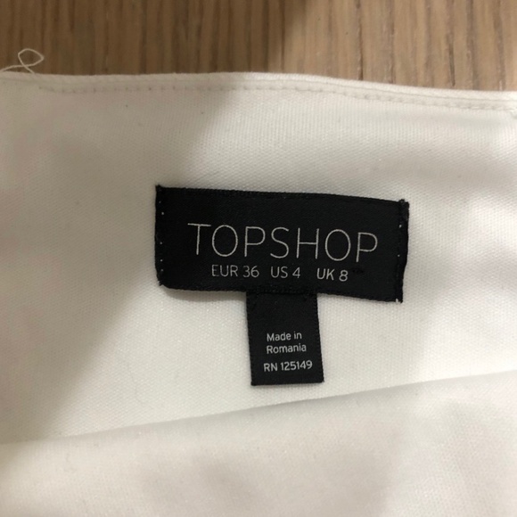 Topshop White Skirt - Picture 4 of 4